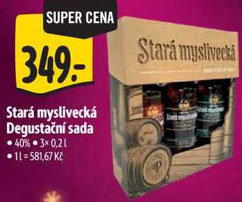 Stará myslivecká Degustační sada, 3x 0,2 l