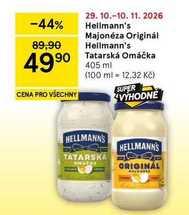 Hellmann's Majonéza Originál, 405 ml 