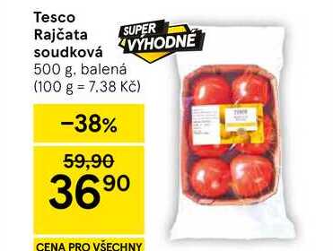 Tesco Rajčata soudková, 500 g, balená 