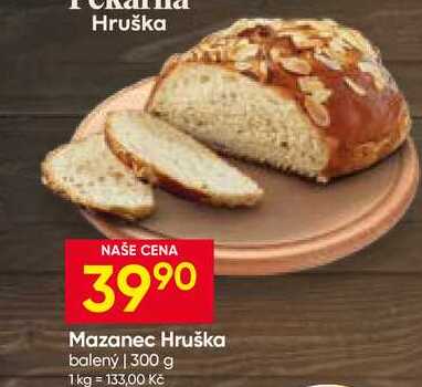 Mazanec Hruška balený 300 g