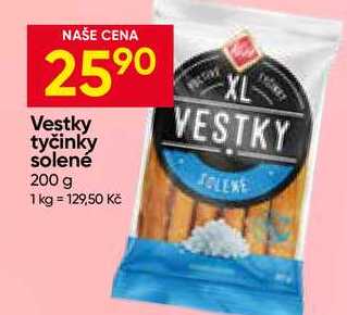 Vestky tyčinky solené 200 g