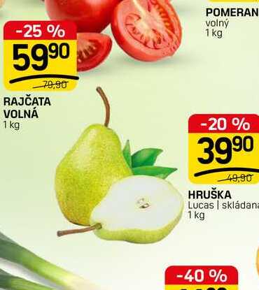 HRUŠKA Lucas skládaná 1 kg