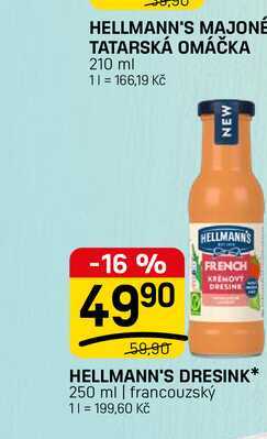 HELLMANN'S DRESINK* 250 ml 