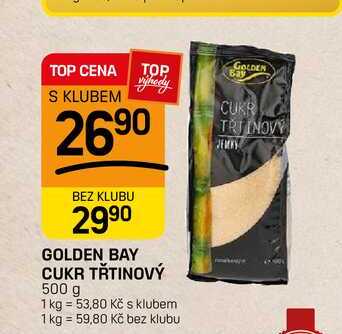 GOLDEN BAY CUKR TŘTINOVÝ 500 g 