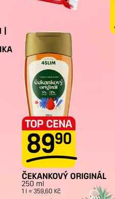 ČEKANKOVÝ ORIGINÁL 250 ml 