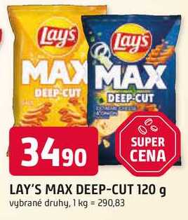 LAY'S MAX DEEP-CUT 120 g