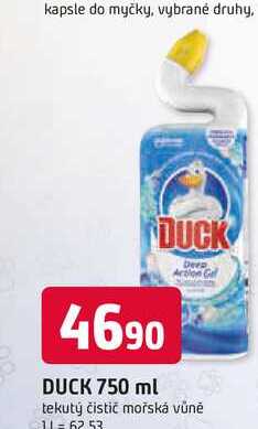 DUCK 750 ml tekutý čistič