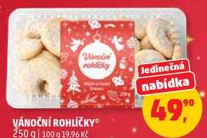 VÁNOČNÍ ROHLÍČKY, 250 g 