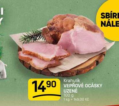 VEPŘOVÉ OCÁSKY UZENÉ 100 g