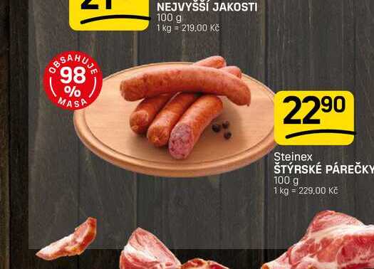 ŠTÝRSKÉ PÁREČKY 100 g
