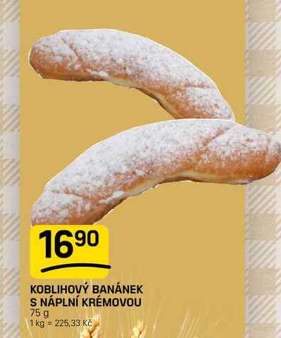 KOBLIHOVÝ BANÁNEK S NÁPLNÍ KRÉMOVOU 75 g