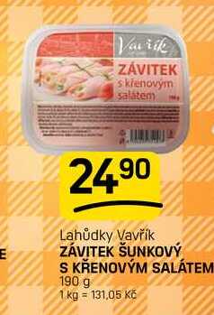 ZÁVITEK ŠUNKOVÝ S KŘENOVÝM SALÁTEM 190 g