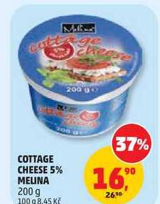 COTTAGE CHEESE 5% MELINA, 200 g