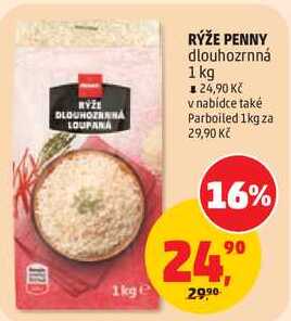 RÝŽE PENNY dlouhozrnná, 1 kg  