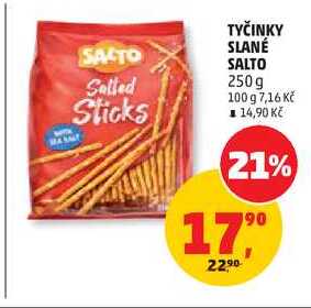 TYČINKY SLANÉ SALTO, 250 g