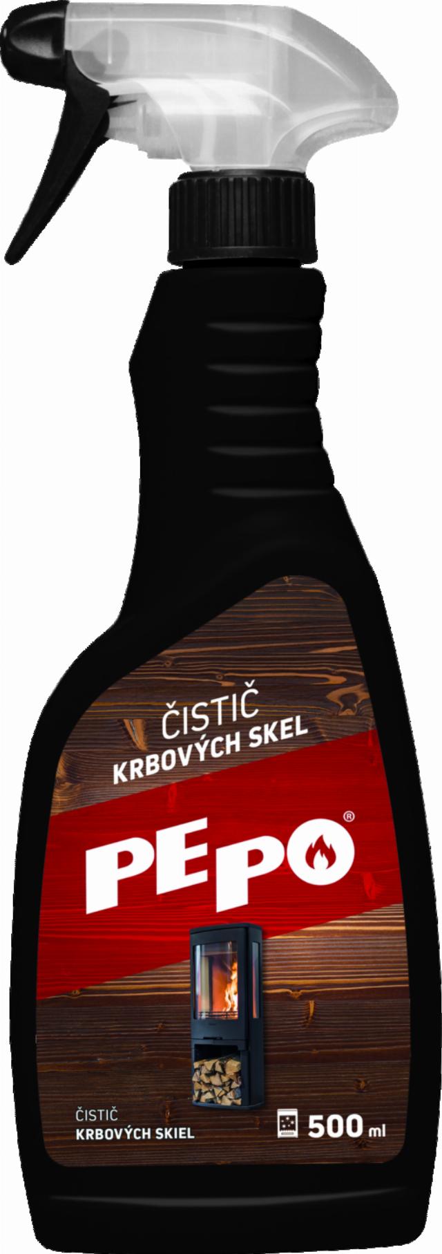 PE-PO Čistič krbových skel 500 ml