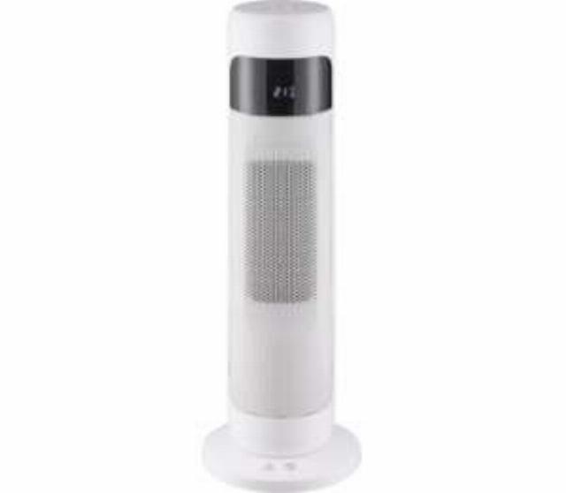 TRONIC Věžový keramický ohřívač s ventilátorrem, bílý