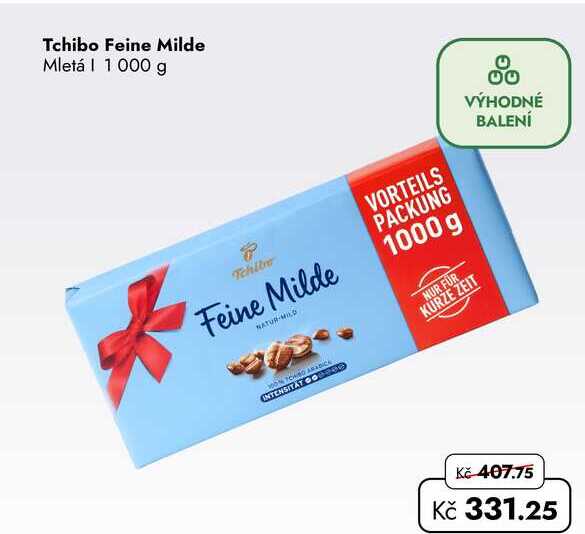 Tchibo Feine Milde Mletá 1.000 g