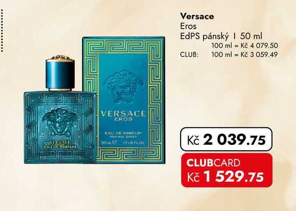 Versace Eros EdPS pánský 50 ml