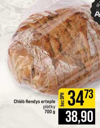 Chléb Rendys erteple plátky 700 g 
