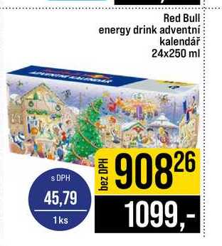 Red Bull energy drink adventní kalendář 24x250 ml