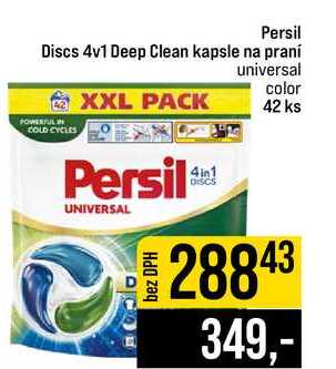 Persil Discs 4v1 Deep Clean kapsle na praní universal color 42 ks 