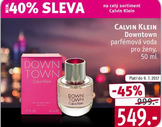 Calvin Klein Downtown parfémová voda pro ženy, 50 ml