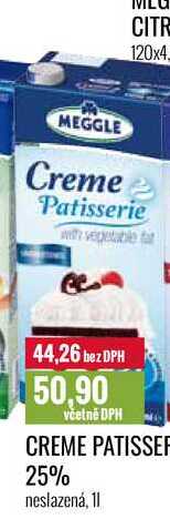 CREME PATISSE 25% neslazená, 11
