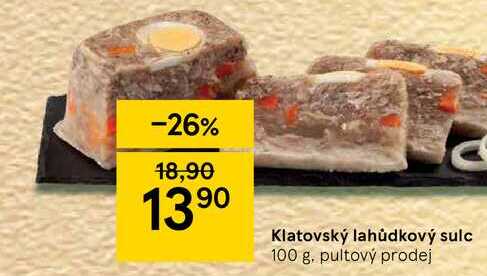 Klatovský lahůdkový sulc 100 g