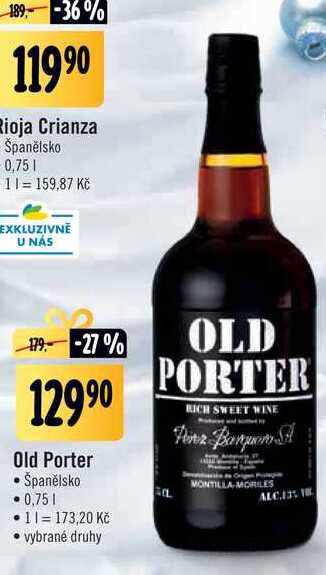 Old Porter 0,75 l