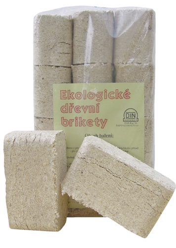 Brikety pilinové hranaté světlé 10 kg