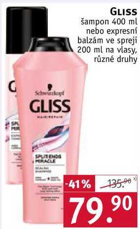 GLISS šampon na vlasy, 400 ml  