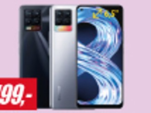 Mobilní telefon REALME 8 DS 8+128GB stříbrný