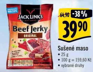 Sušené maso, 25 g