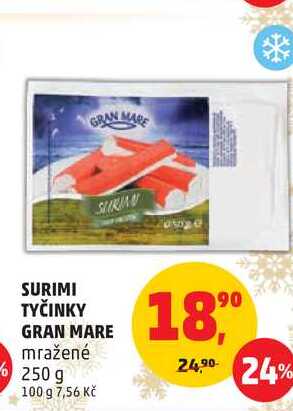 SURIMI TYČINKY GRAN MARE, 250 g