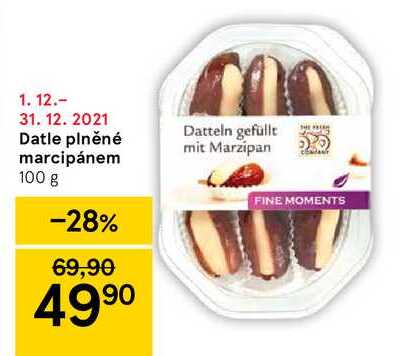 Datle plněné marcipánem 100 g