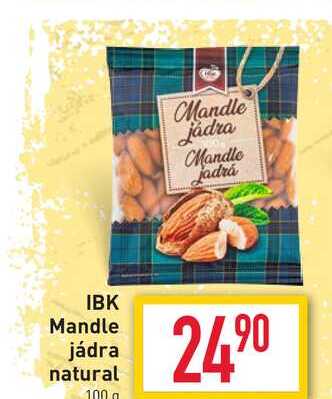 IBK Mandle jádra natural 100g