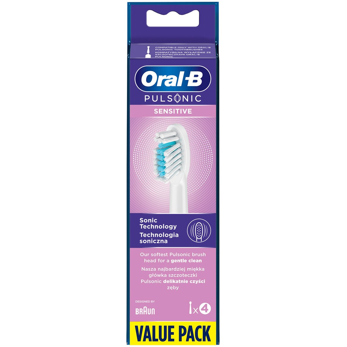 ARCHIV OralB Pulsonic Sensitive Hlavice na elektrický zubní kartáček