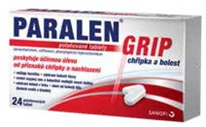PARALEN® GRIP chřipka a bolest 24 potahovaných tablet