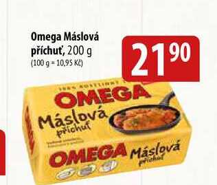 Omega Máslová příchuť, 200g