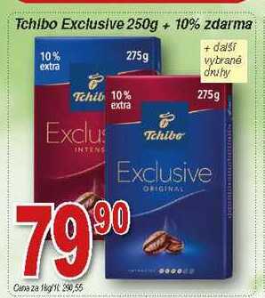 Tchibo Exclusive 250g + 10% zdarma 275g