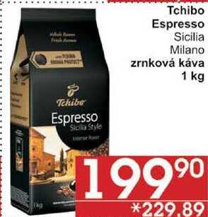 Tchibo Espresso zrnková káva, 1 kg 