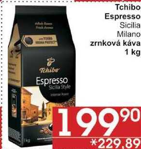 Tchibo Espresso Sicilia zrnková káva, 1 kg 