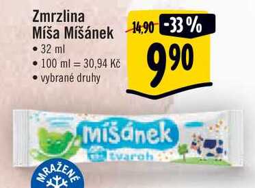 Zmrzlina Míša Míšánek, 32 ml