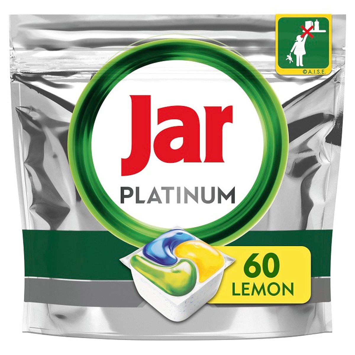 Jar Platinum All in one Tablety do myčky citron
