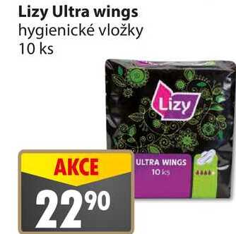Lizy Ultra wings hygienické vložky 10 ks 