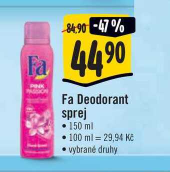  Fa Deodorant sprej  150 ml  