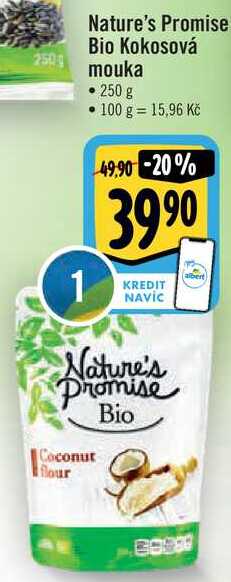 Nature's Promise Bio kokosová mouka, 250 g 