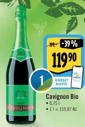 Cavignon Bio, 0,75 l