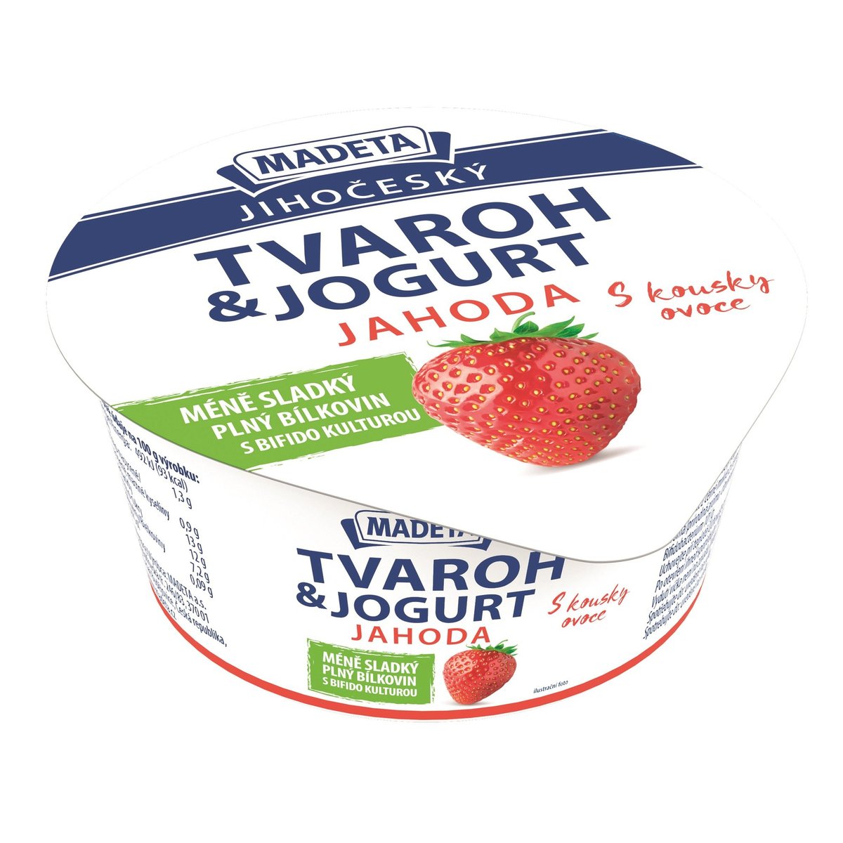 Madeta Jihočeský tvaroh&jogurt jahoda